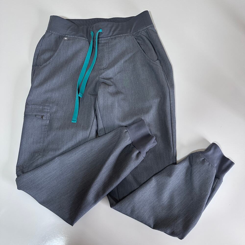 Zamora Jogger Pant Scrubs Women’s Size Small in Graphite Gray 5 Pocket